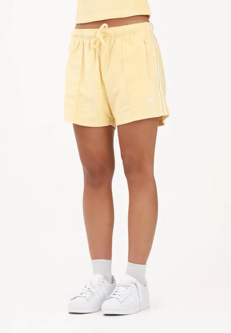 Shorts sportivo Terry Towel Firebird giallo da donna
