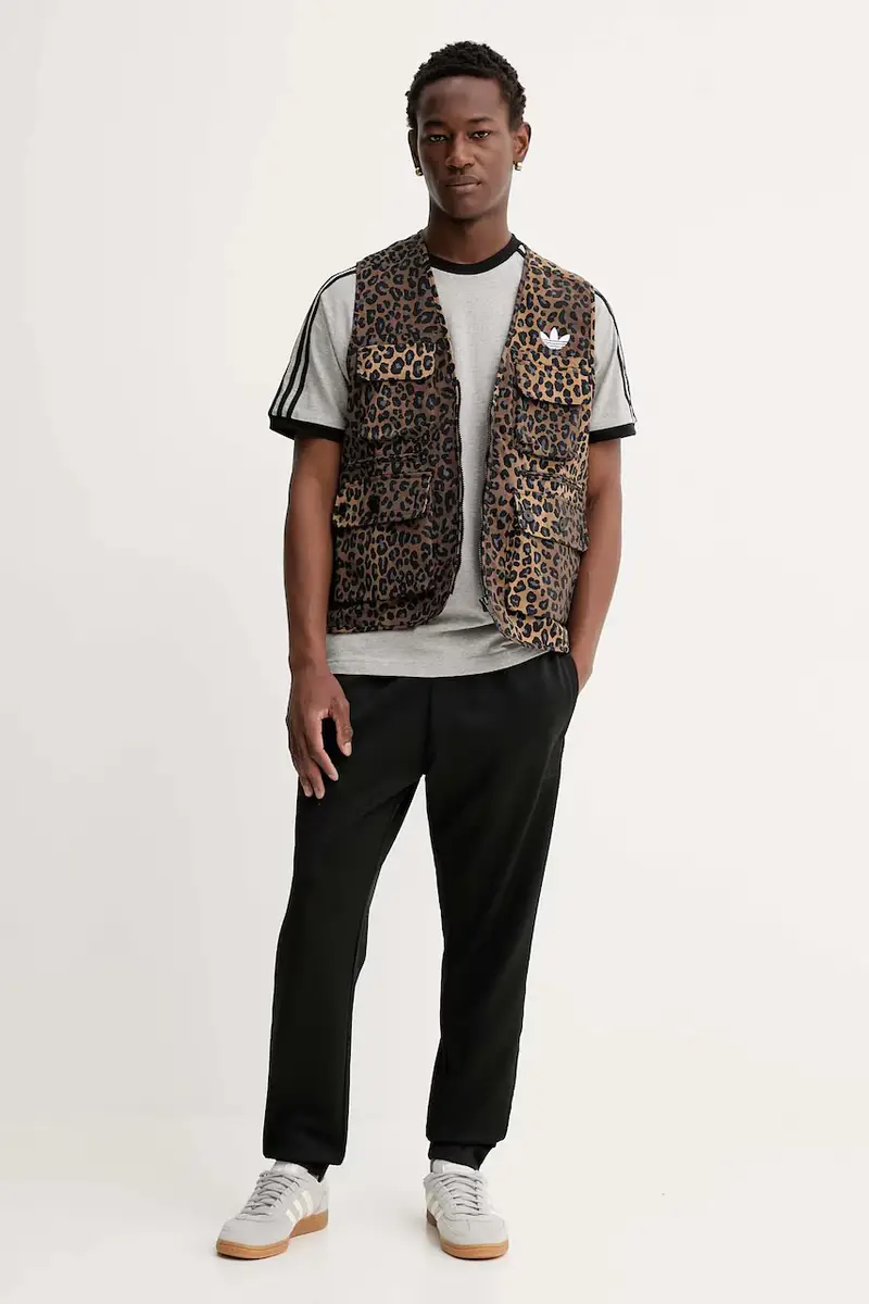 smanicato Graphic Reg Vst colore marrone JV7557 miniatura 2