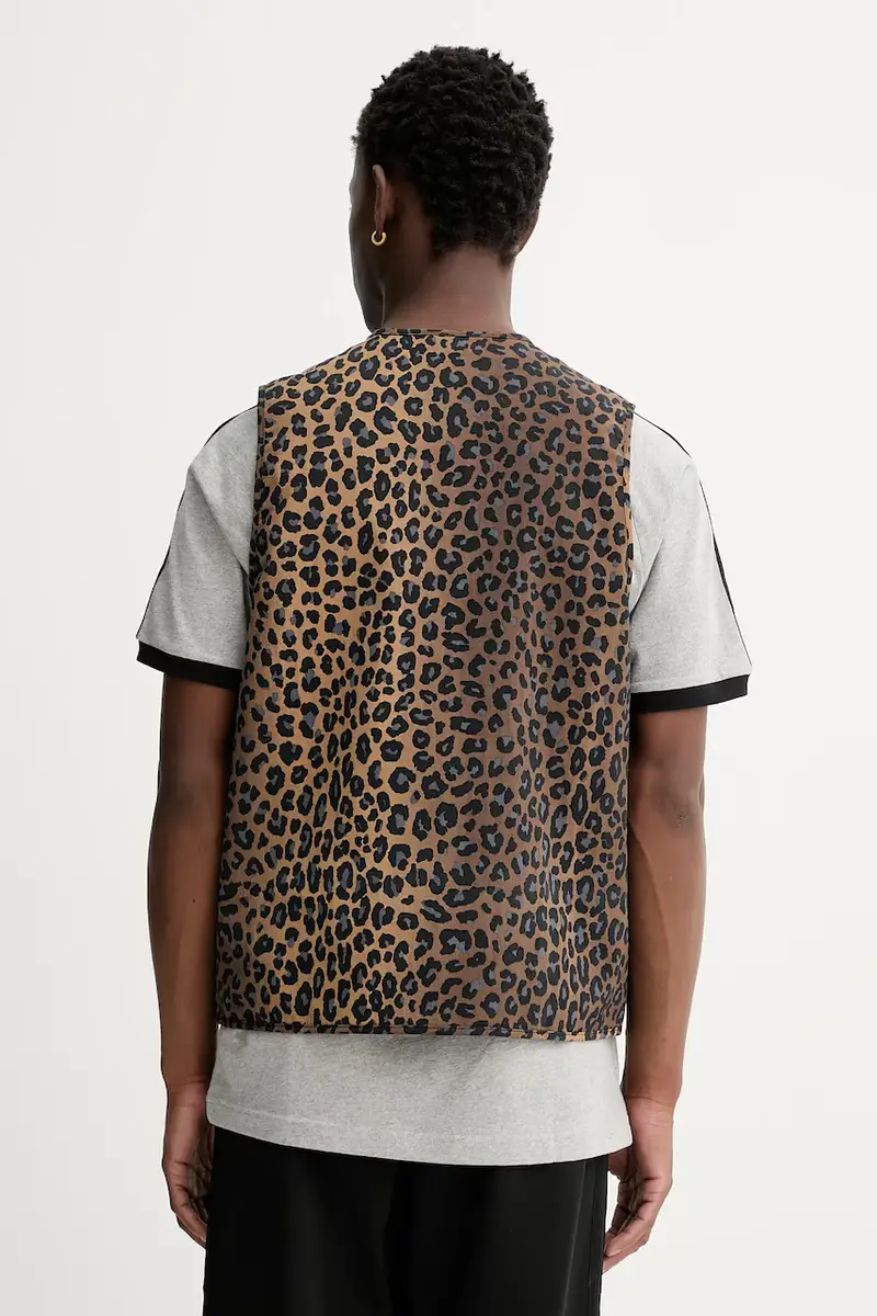 smanicato Graphic Reg Vst colore marrone JV7557 miniatura 3