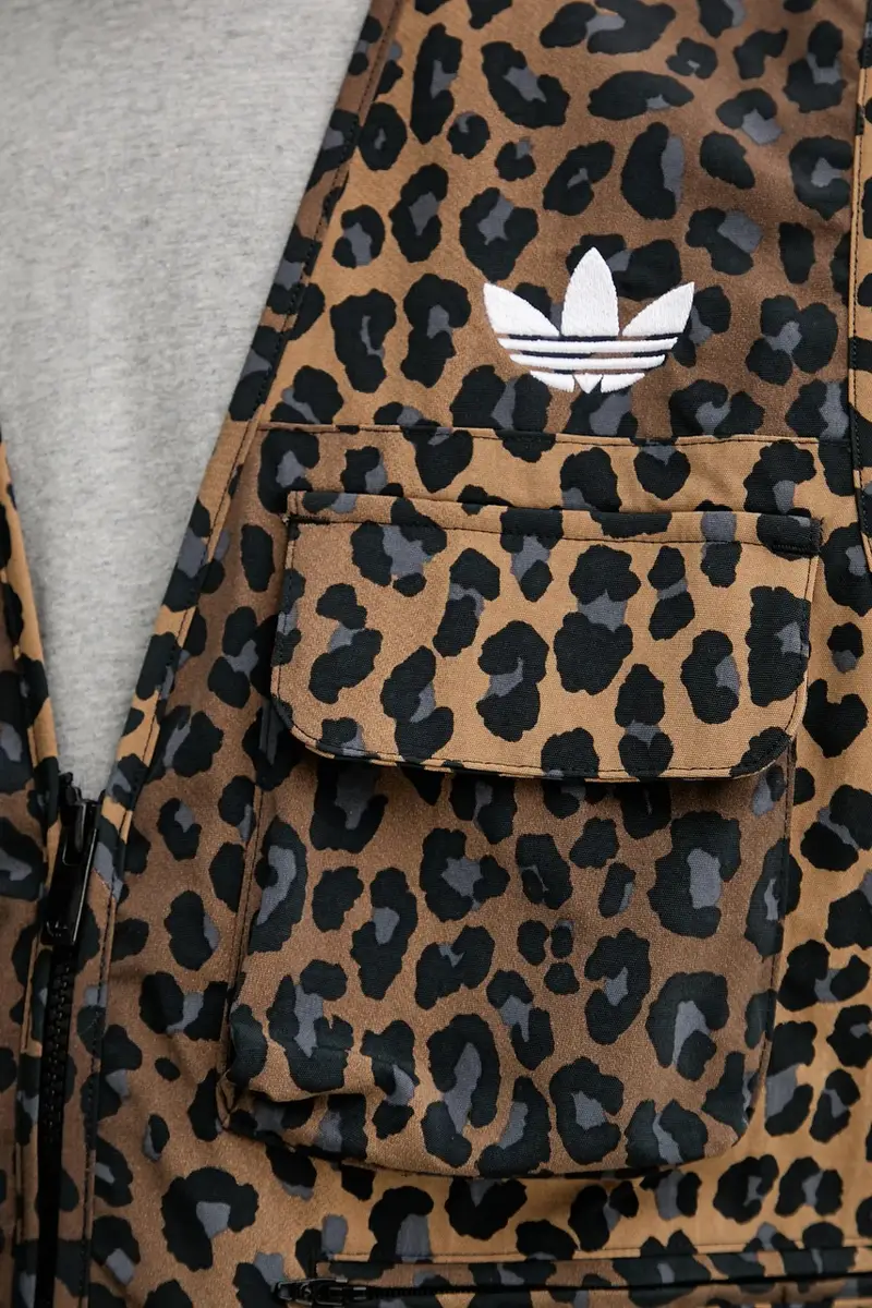 smanicato Graphic Reg Vst colore marrone JV7557 miniatura 5