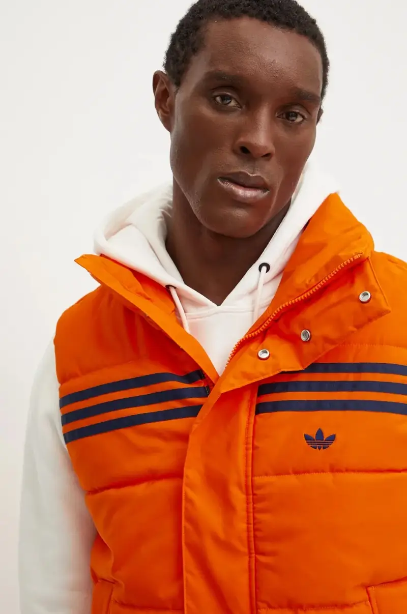 smanicato uomo colore arancione JN9554 miniatura 4