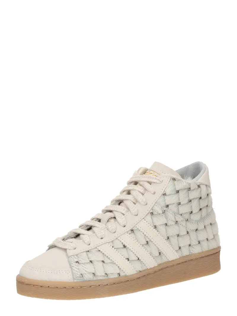 Sneaker alta 'JABBAR' bianco lana