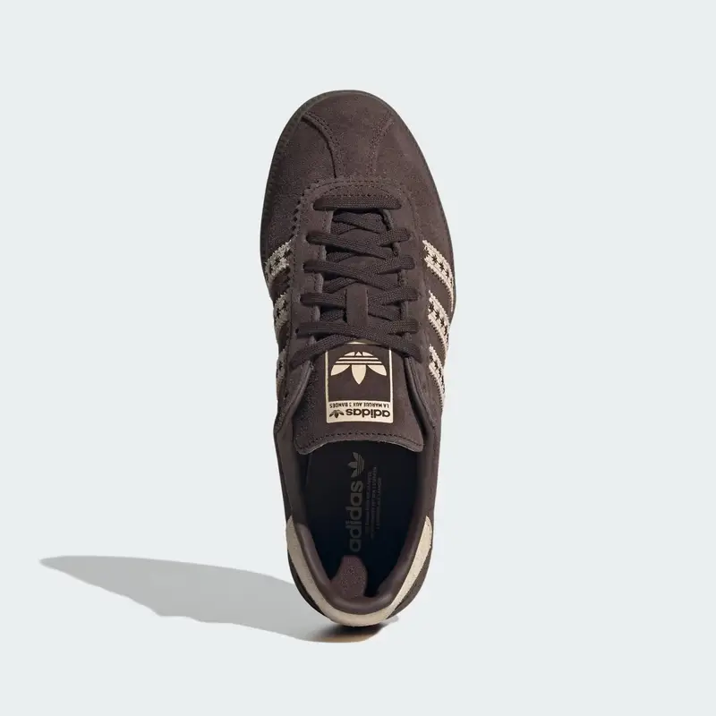 Adidas Originals Sneakers bassa beige e marrone scuro miniatura 3