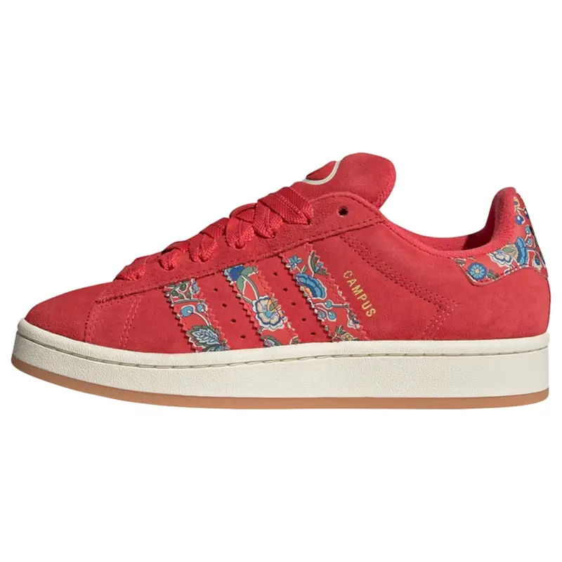Sneaker bassa Campus 00s x Liberty London blu / giallo scuro / smeraldo / rosso
