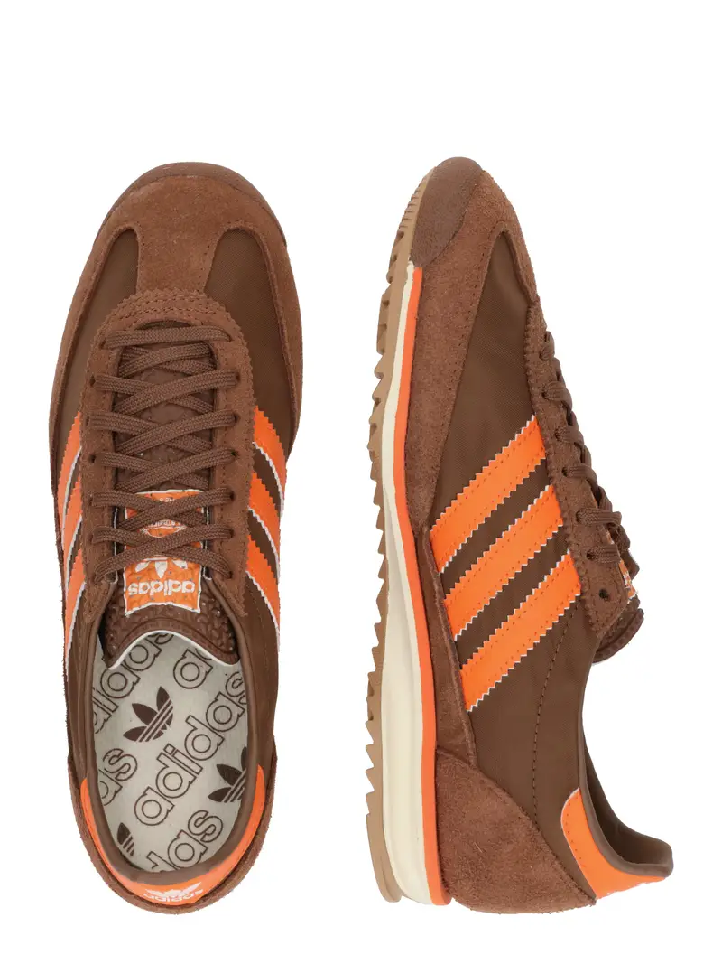 Sneaker bassa cognac / arancione scuro miniatura 2