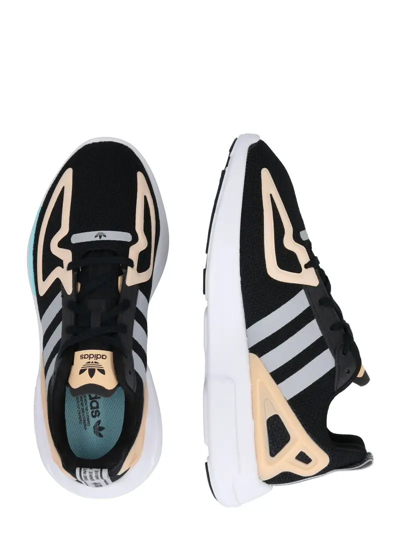 Sneaker bassa 'Flux' grigio / albicocca / nero miniatura 3