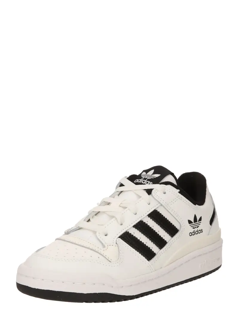 ADIDAS ORIGINALS Sneaker bassa 'Forum' nero / bianco