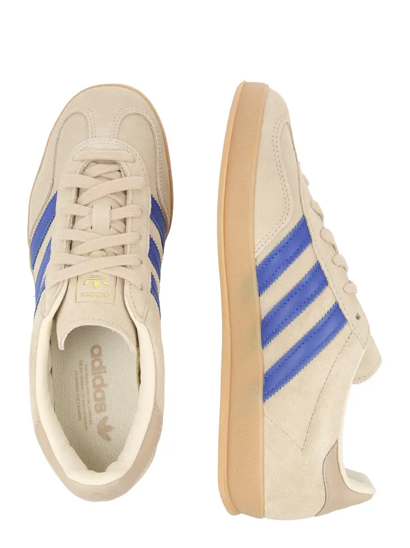 Sneaker bassa GAZELLE beige / blu miniatura 2