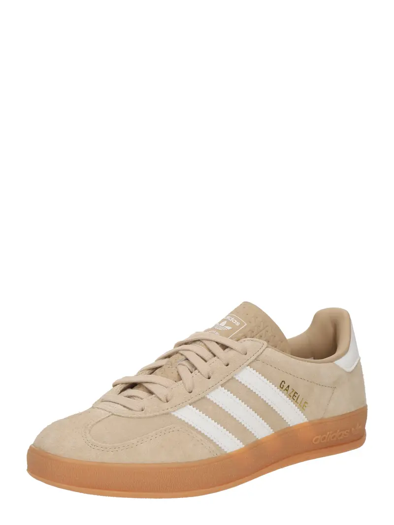 Sneaker bassa 'GAZELLE' beige / oro / bianco