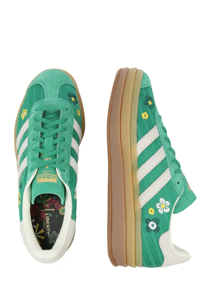 Sneaker bassa GAZELLE BOLD giallo / oro / verde / bianco miniatura 2