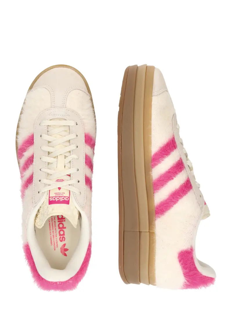 Sneaker bassa GAZELLE BOLD rosa / bianco lana miniatura 2