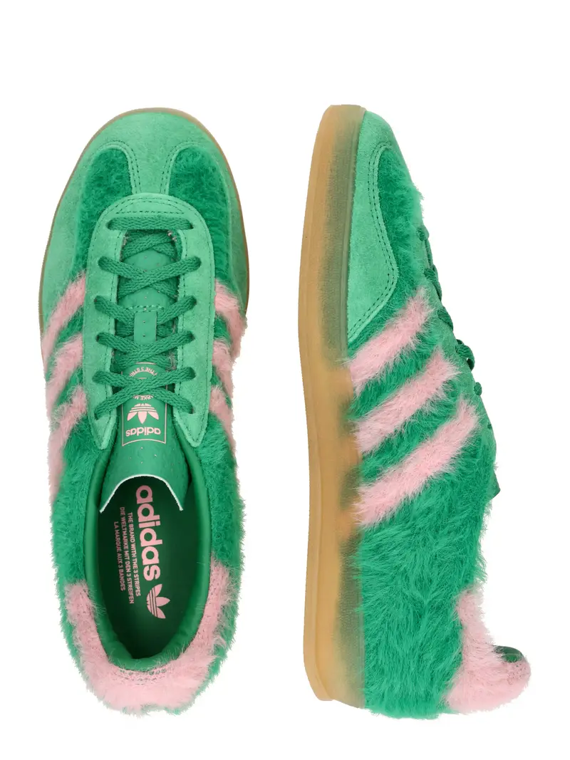 Sneaker bassa 'GAZELLE INDOOR' verde / rosa antico miniatura 2
