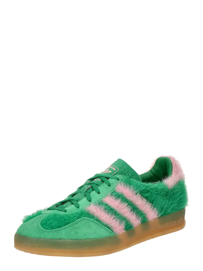 Sneaker bassa 'GAZELLE INDOOR' verde / rosa antico