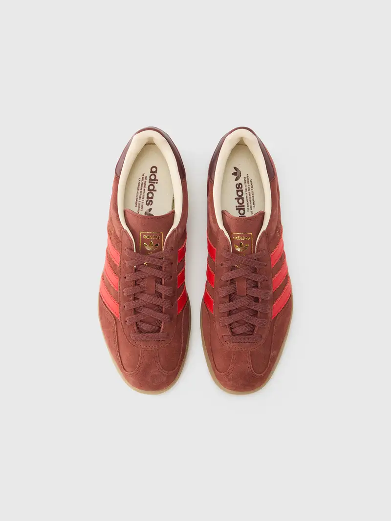 Sneaker bassa GAZELLE marrone / rosso miniatura 3