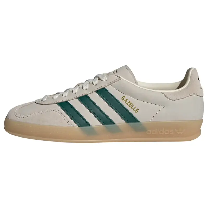 Sneaker bassa Gazelle oro / verde scuro / bianco lana