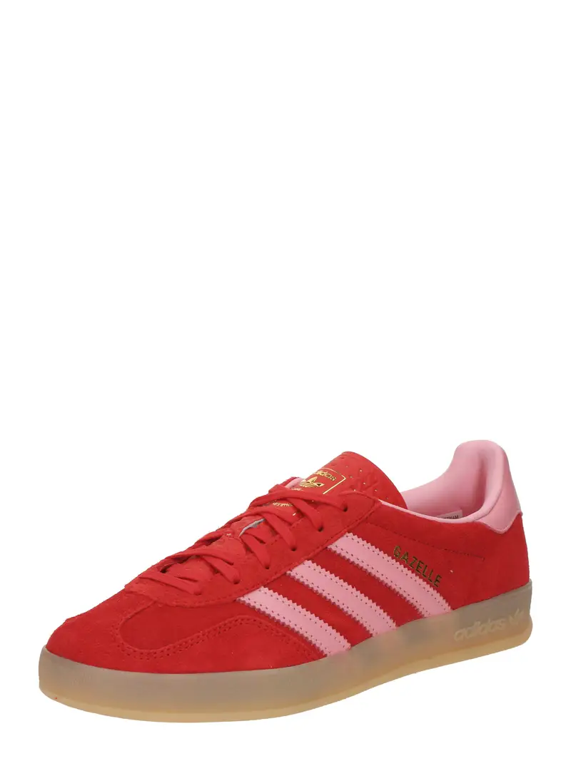 Sneaker bassa 'GAZELLE' rosa / rosso sangue