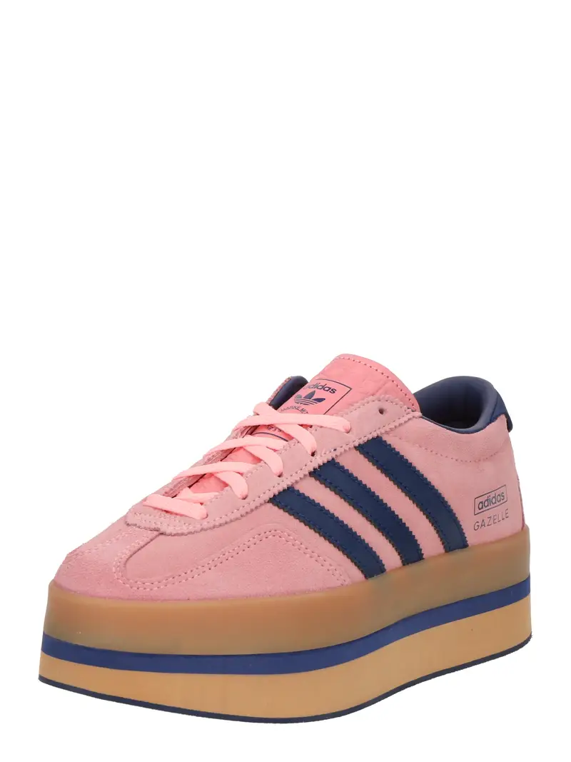 Sneaker bassa 'GAZELLE STACK' blu scuro / rosa chiaro