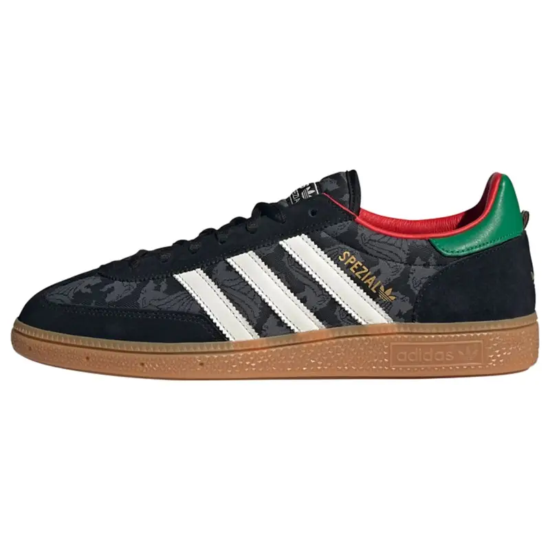 Sneaker bassa 'Handball Spezial' grigio scuro / smeraldo / nero / bianco