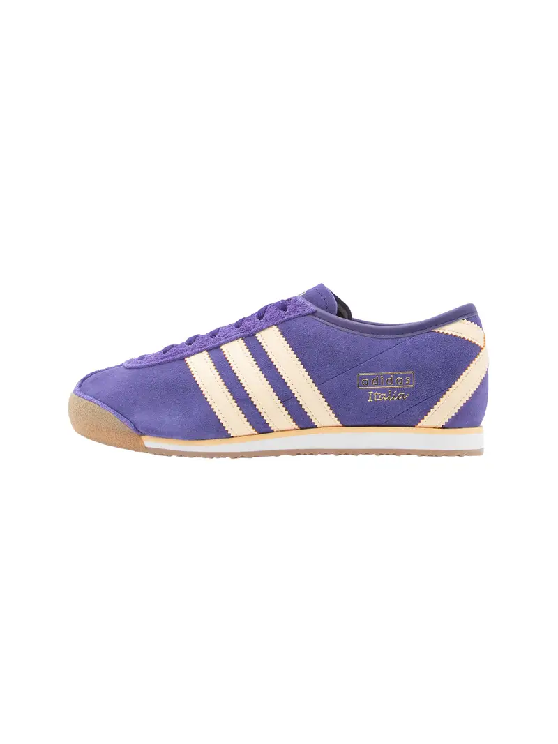 Sneaker bassa ITALIA 70s beige chiaro / oro / blu violetto