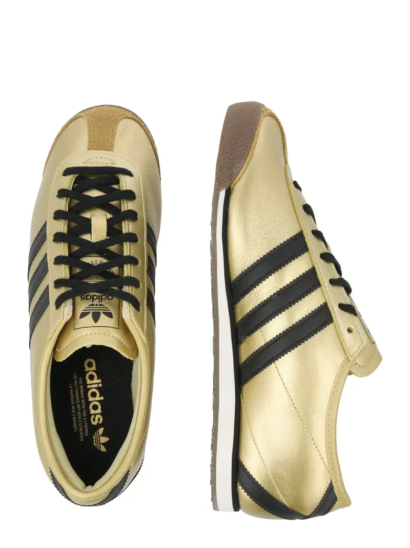 Sneaker bassa ITALIA 70s senape / oro / nero miniatura 2