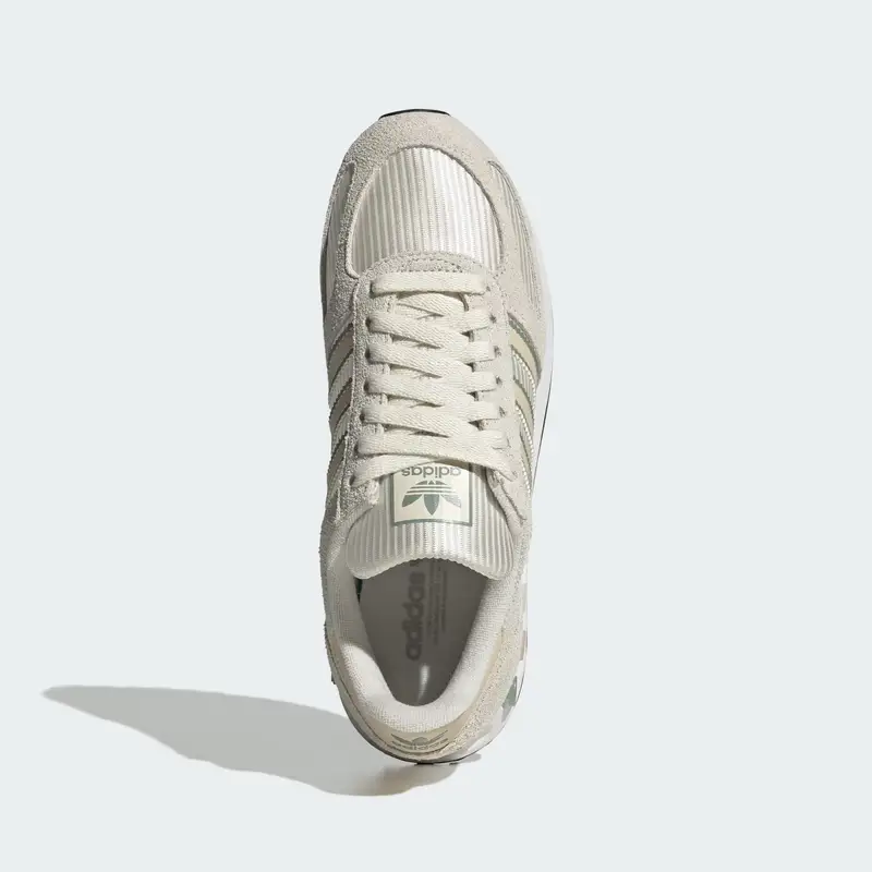 Sneaker bassa La Trainer beige / bianco lana miniatura 3