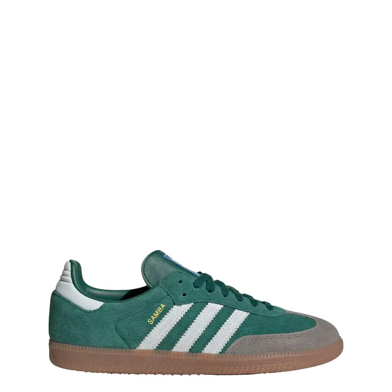 Sneaker bassa Samba grigio / verde / bianco miniatura 2