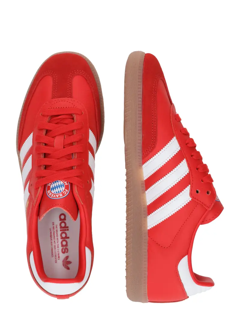 Sneaker bassa Samba Licensed rosso acceso / bianco miniatura 2