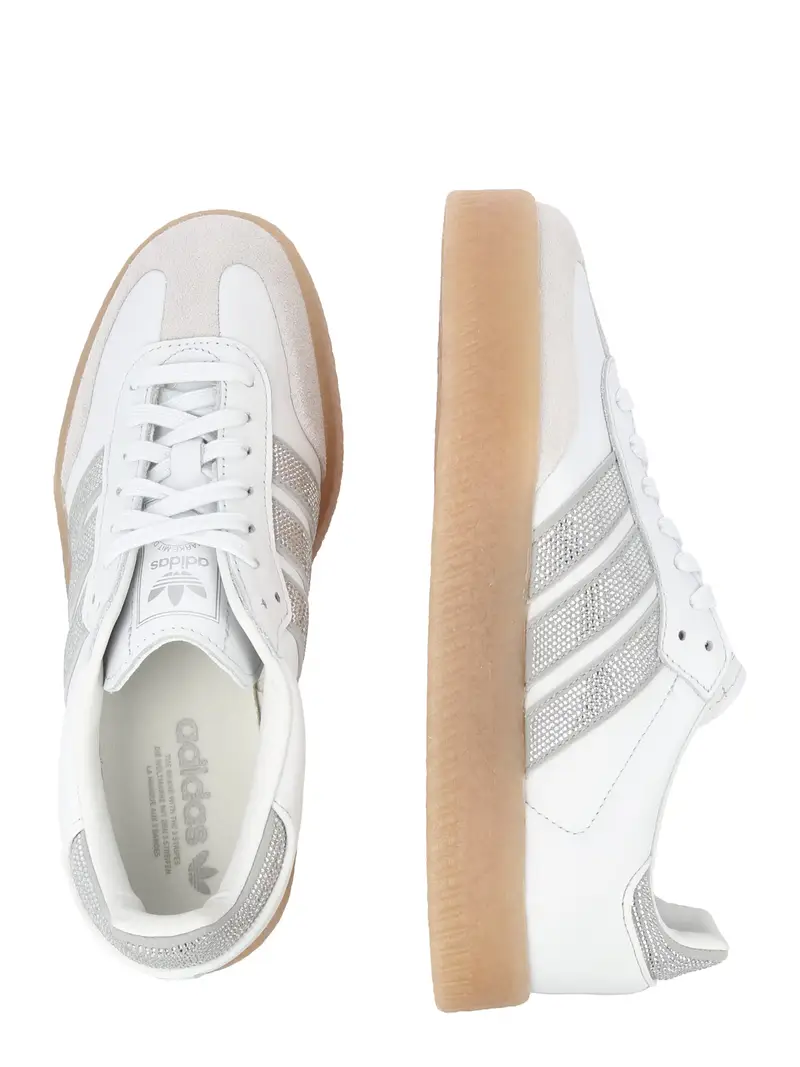 Sneaker bassa SAMBAE argento / bianco / offwhite miniatura 2