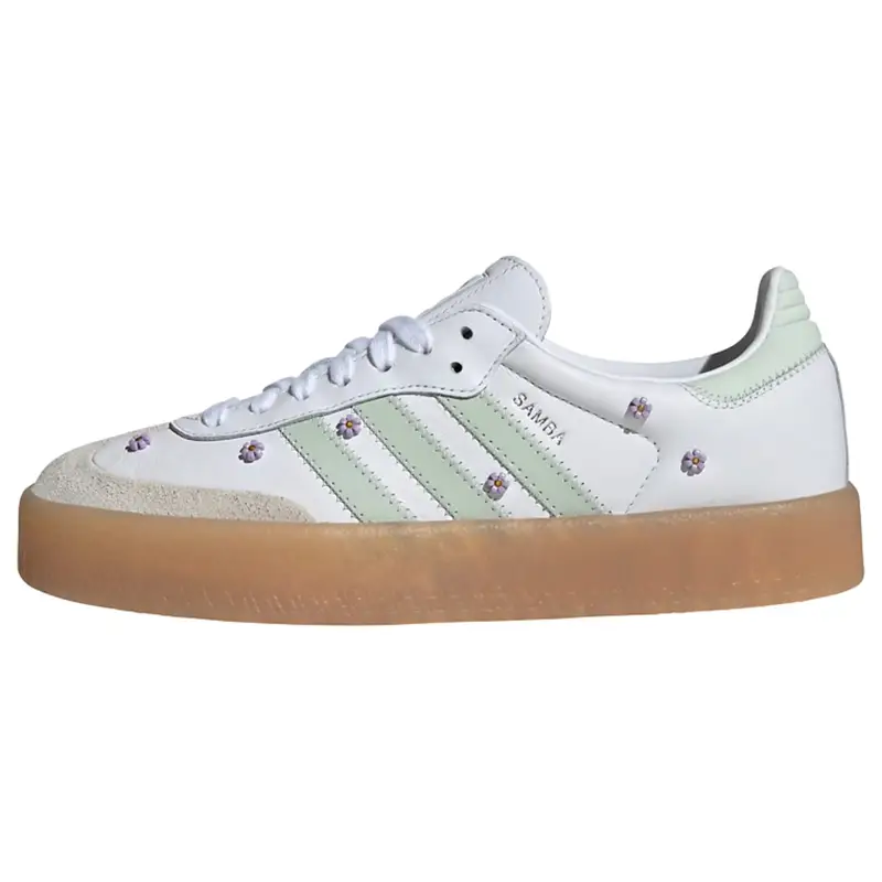 Sneaker bassa Sambae grigio / verde pastello / lavanda / bianco