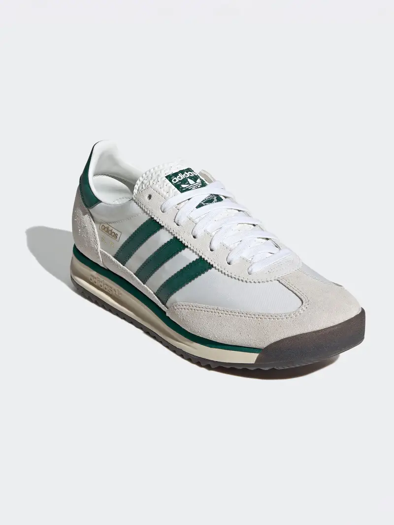 Adidas Originals Sneakers bassa SL 72 verde e bianco miniatura 2