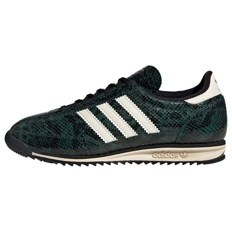 Sneaker bassa 'SL 72' verde scuro / nero / bianco