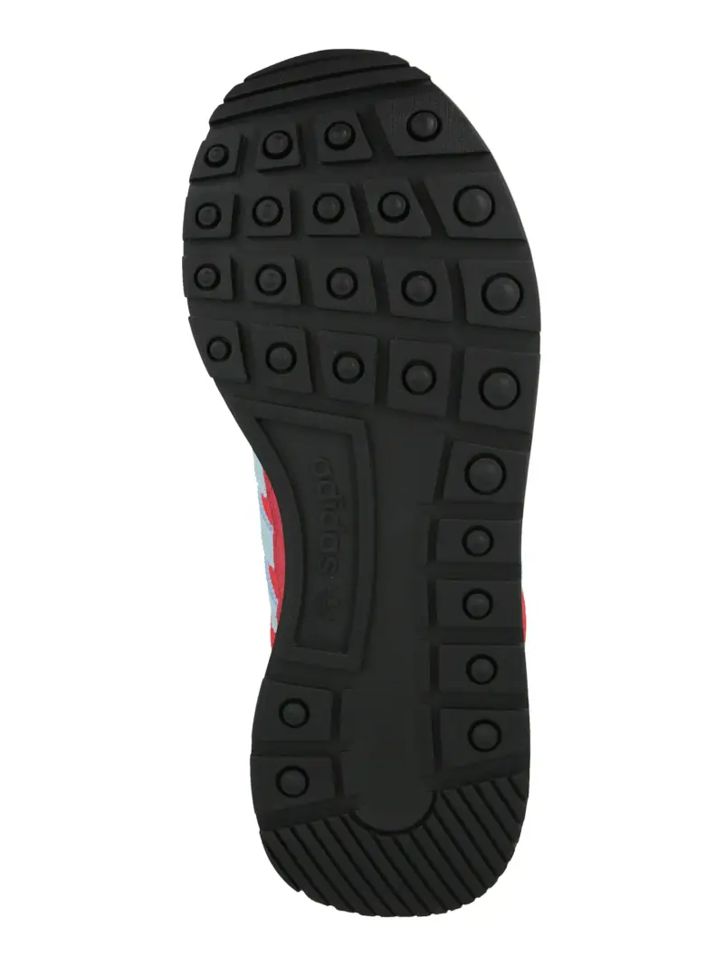 Sneaker bassa ZX 500 blu chiaro / rosso / rosso sangue miniatura 3