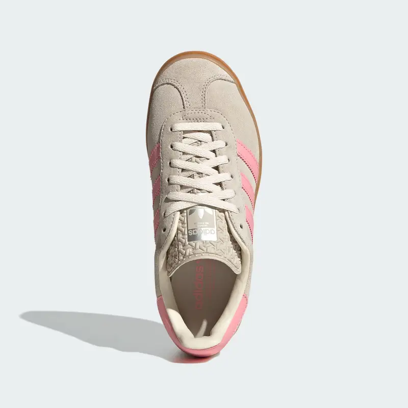 Sneaker Gazelle Bold pietra / rosa miniatura 3
