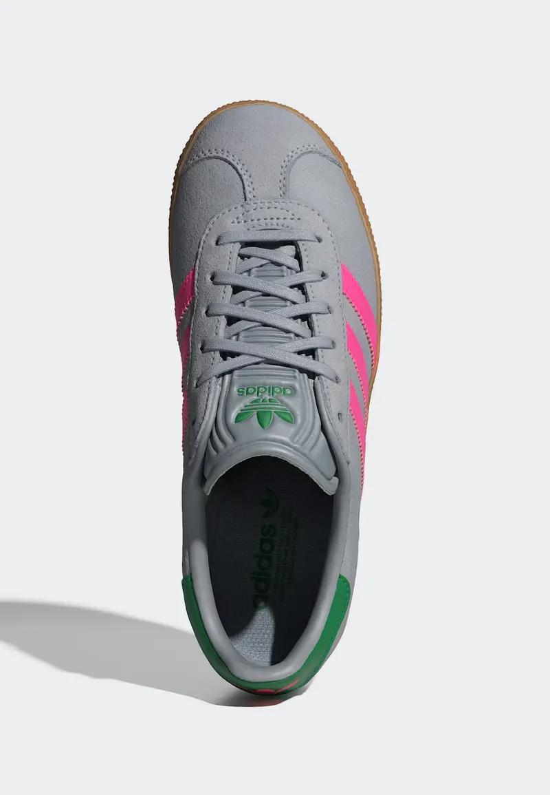 Sneaker 'Gazelle' verde / rosa / argento miniatura 3