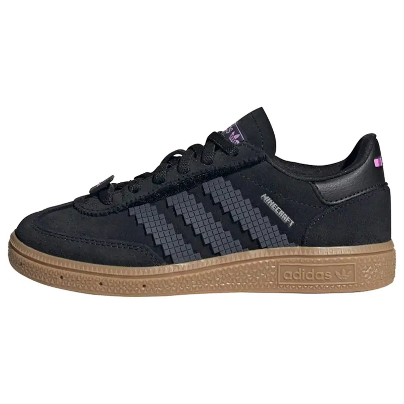 ADIDAS ORIGINALS Sneaker 'Handball Spezial Minecraft'  antracite / lilla scuro / nero