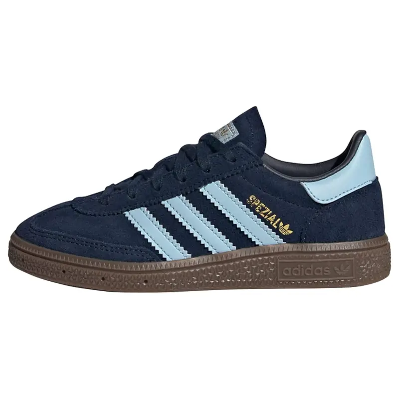 ADIDAS ORIGINALS Sneaker 'Handball Spezial' navy / blu chiaro / marrone / oro