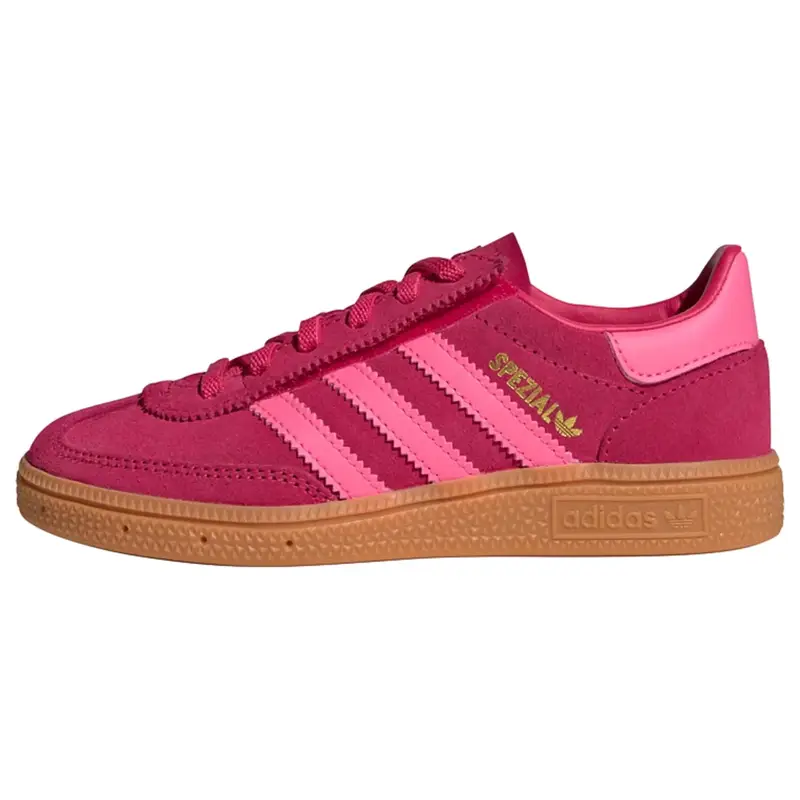 Sneaker Handball Spezial oro / magenta / rosa chiaro