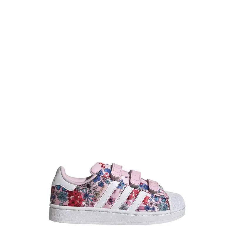 Sneaker Liberty London Superstar petrolio / rosa / rosso / bianco miniatura 2
