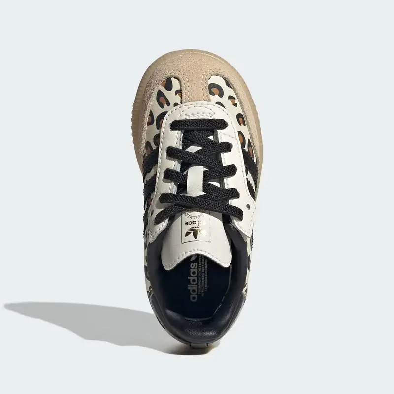 Sneaker Samba beige / marrone / nero / bianco lana miniatura 3