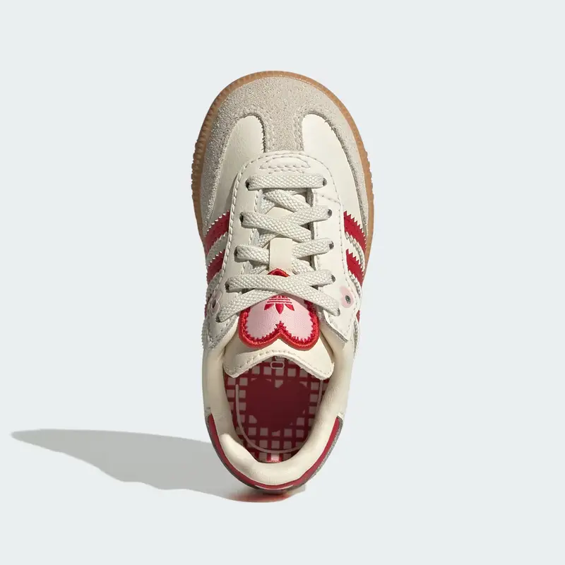 Sneaker Samba Og grigio / rosso / bianco miniatura 3