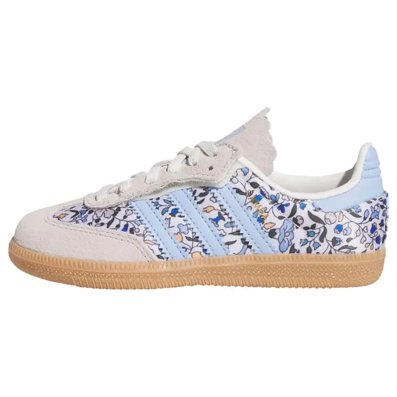 Sneaker 'Samba OG x Liberty London' blu / blu chiaro / talpa / bianco