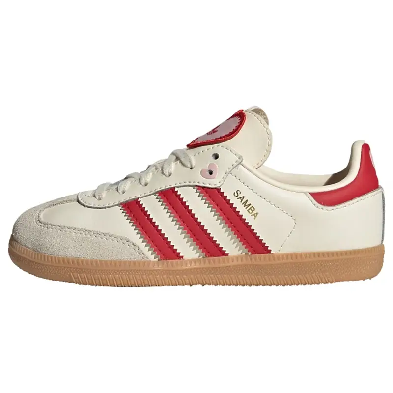 Sneaker Samba oro / rosso acceso / bianco