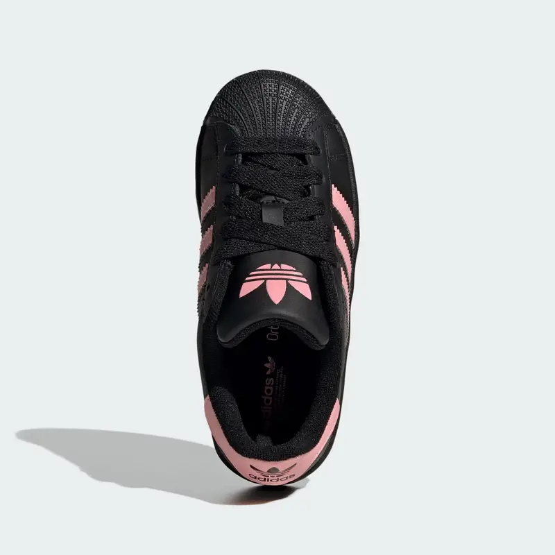 Sneaker Superstar II rosa chiaro / nero miniatura 3