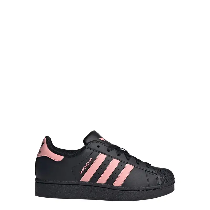 Sneaker Superstar II rosa / nero miniatura 2