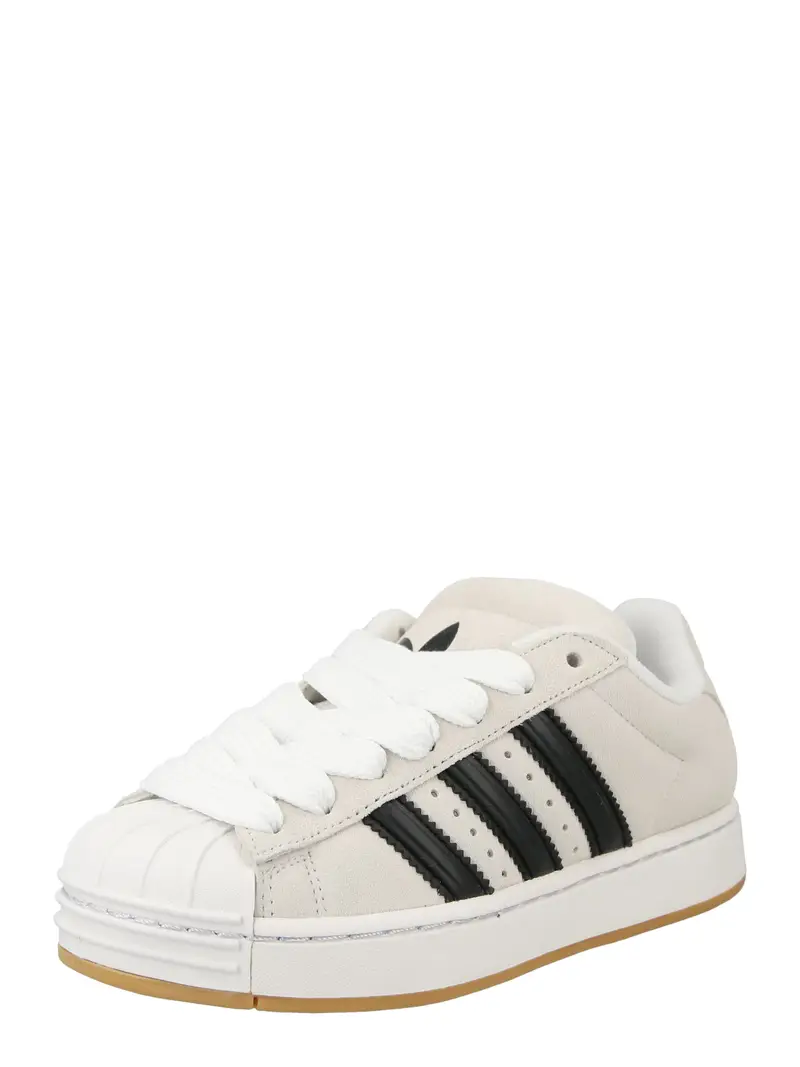 Sneaker SUPERSTAR nero / bianco lana