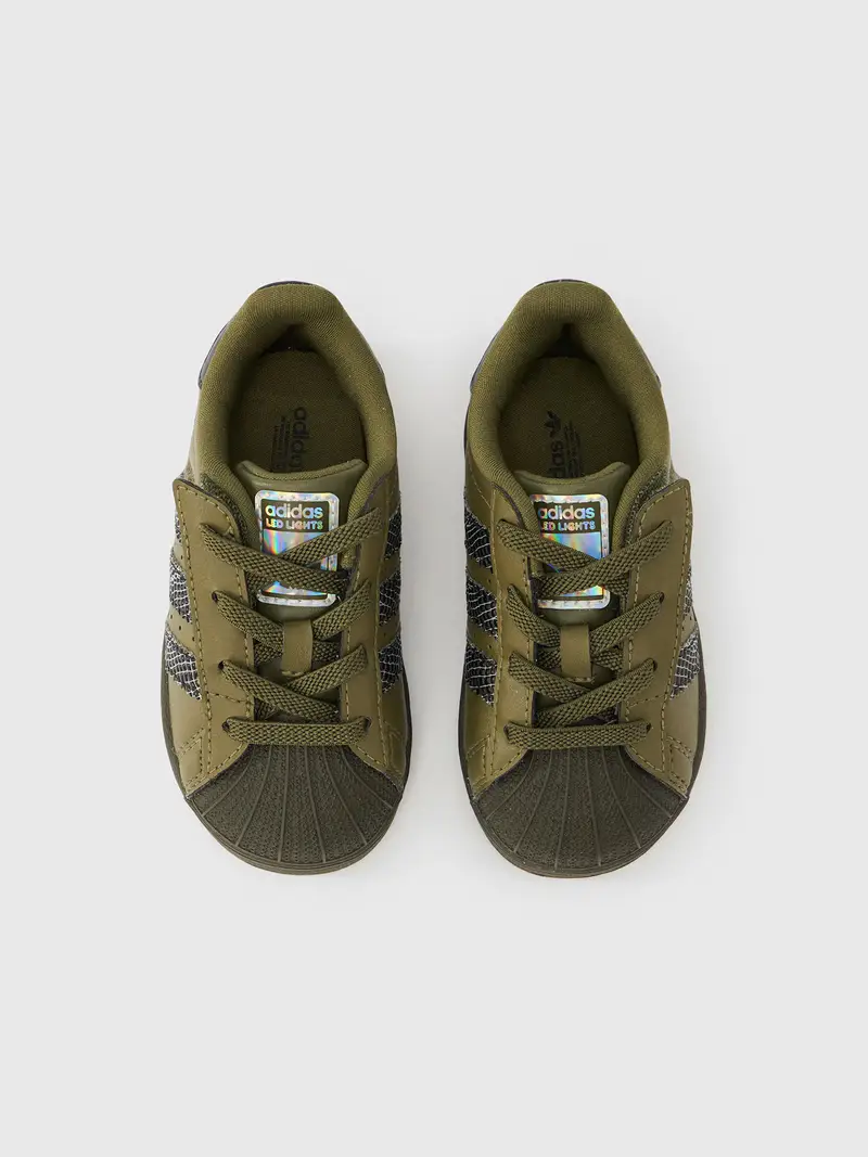 Sneaker SUPERSTAR oliva / nero / bianco miniatura 3