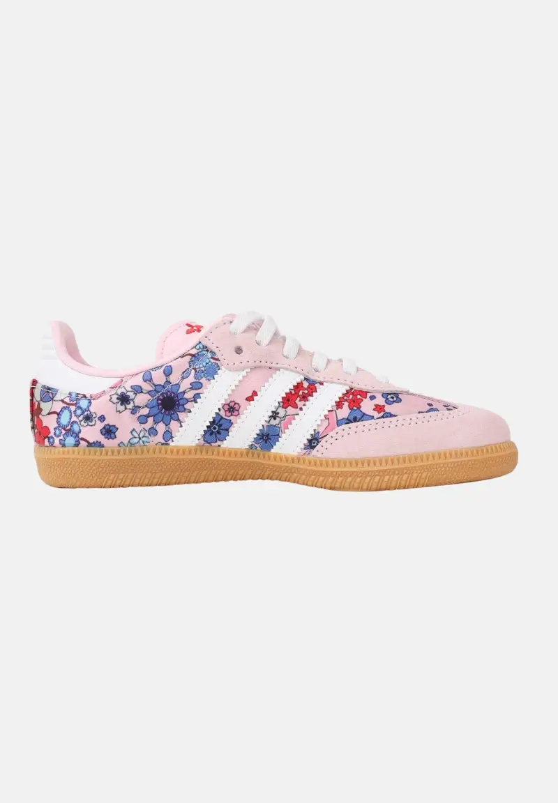Sneakers ADIDAS LIBERTY LONDON SAMBA OG COMFORT CLOSURE ELASTIC LACE rosa da bambina miniatura 3