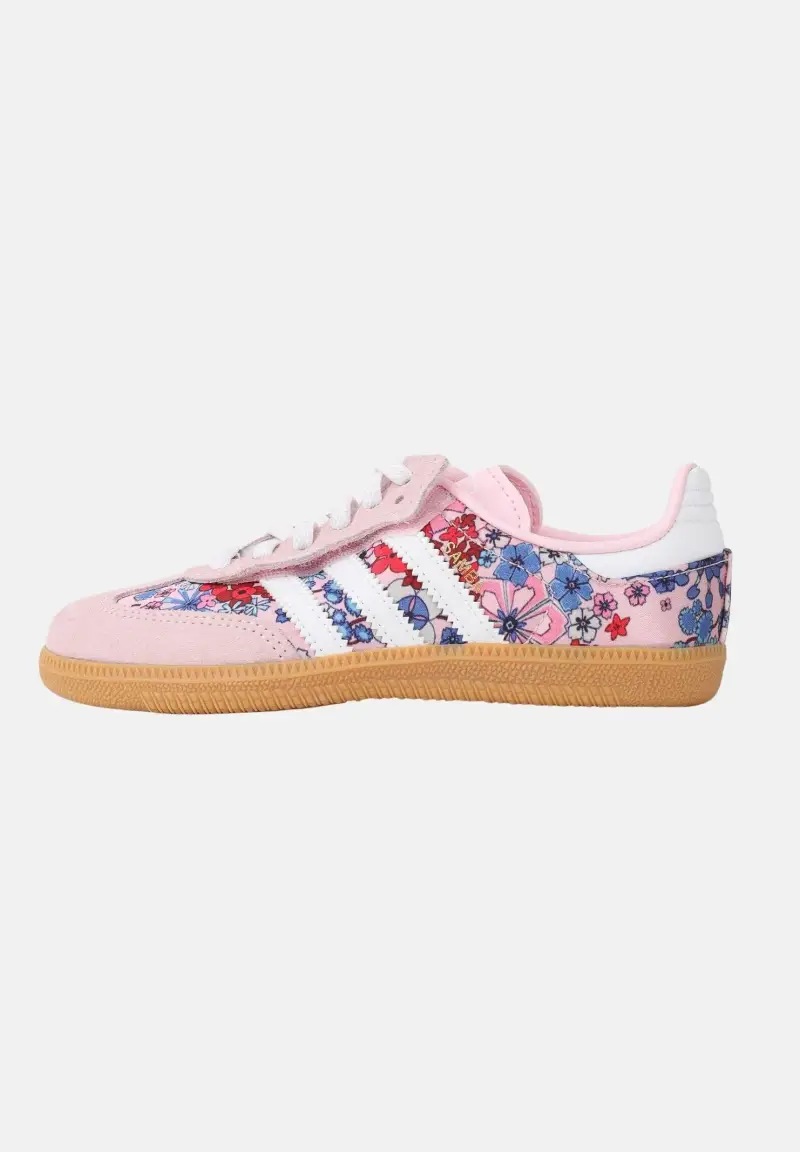 Sneakers ADIDAS LIBERTY LONDON SAMBA OG COMFORT CLOSURE ELASTIC LACE rosa da bambina