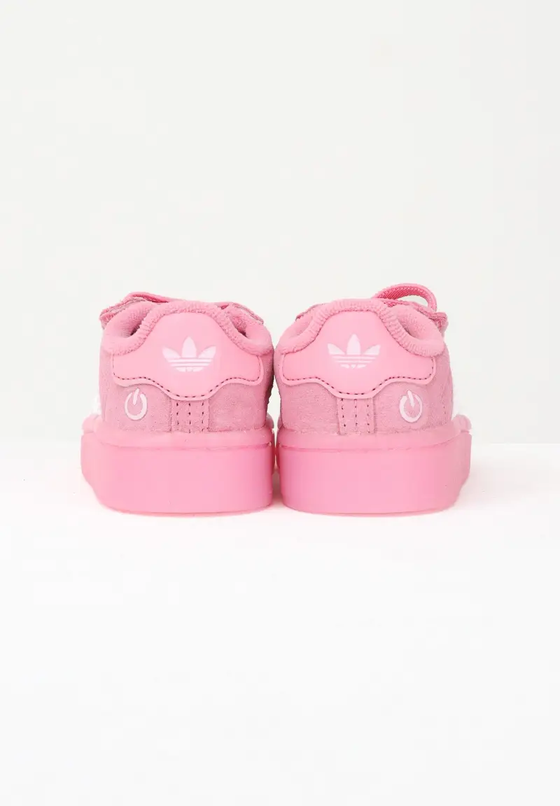 Sneakers Campus 00s con Luci a led rosa da neonato miniatura 2
