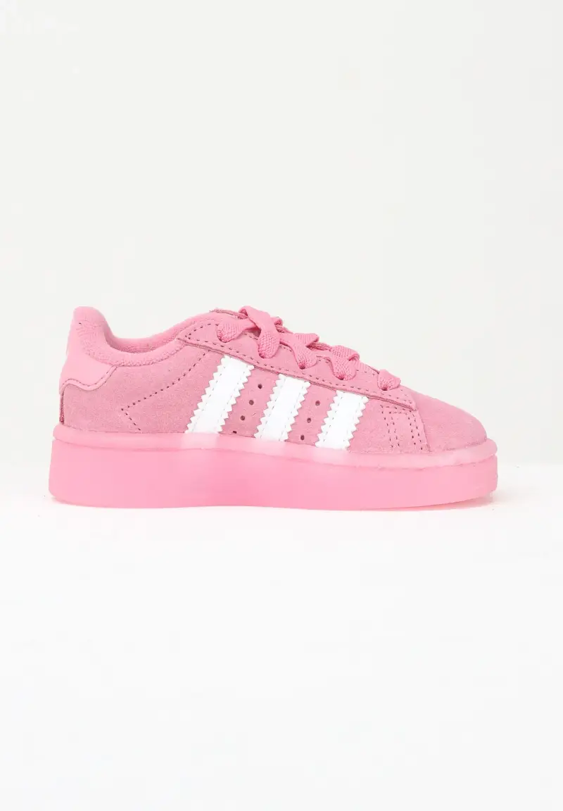 Sneakers Campus 00s con Luci a led rosa da neonato miniatura 3